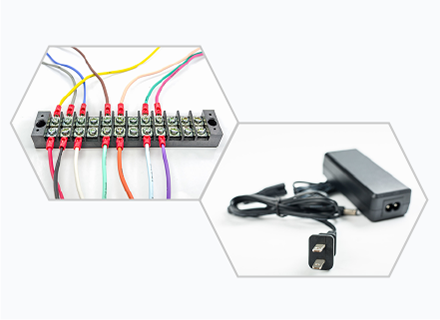 端子台、ACアダプター